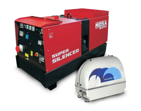 Used land and marine generators guaranteed Man.El.Service